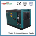 7kVA refrigerado a ar Soundproof motor diesel gerador elétrico